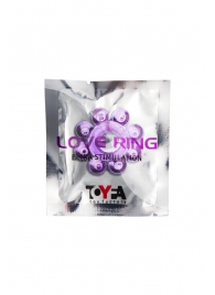 Мягкая фиолетовая гелевая насадка - Toyfa Basic - в Черкесске купить с доставкой