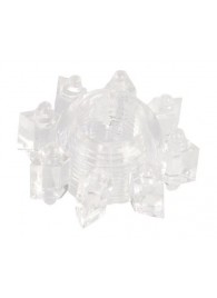 Прозрачное гелевое эрекционное кольцо-звезда - Toyfa Basic - в Черкесске купить с доставкой