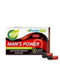 Возбуждающее средство Man’s power - 10 капсул (+1 в подарок) - SuperCaps - купить с доставкой в Черкесске