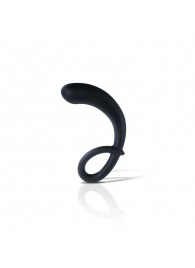 Черный массажер простаты Curving Curt - 13 см. - MyStim - купить с доставкой в Черкесске