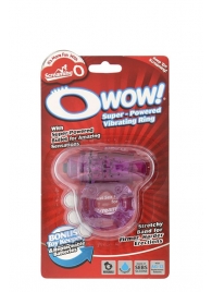 Фиолетовое эрекционное виброкольцо OWOW PURPLE - Screaming O - в Черкесске купить с доставкой