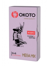 Презервативы OKOTO Mega Mix - 12 шт. - Sitabella - купить с доставкой в Черкесске