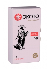 Тонкие презервативы OKOTO Ultra Thin - 12 шт. - Sitabella - купить с доставкой в Черкесске