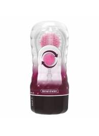 Прозрачный текстурированный мастурбатор Vacuum Cup Masturbator Black Hole - Baile - в Черкесске купить с доставкой
