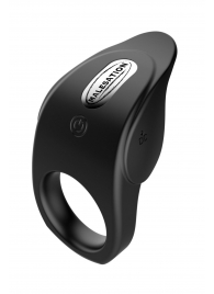 Черное эрекционное виброкольцо Vibro Lust Ring - MALESATION - в Черкесске купить с доставкой