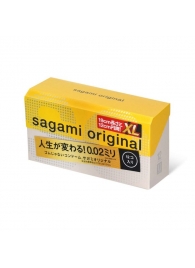 Презервативы увеличенного размера Sagami Original 0.02 XL-size - 12 шт. - Sagami - купить с доставкой в Черкесске
