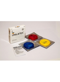 Разноцветные ароматизированные презервативы Unilatex Multifruits - 3 шт. - Unilatex - купить с доставкой в Черкесске