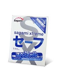 Презерватив Sagami Xtreme Ultrasafe с двойным количеством смазки - 1 шт. - Sagami - купить с доставкой в Черкесске