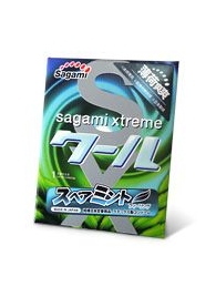 Презерватив Sagami Xtreme Mint с ароматом мяты - 1 шт. - Sagami - купить с доставкой в Черкесске