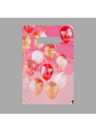 Пакет «Праздничные шары» с вырубной ручкой (20х30 см) - UPAK LAND - купить с доставкой в Черкесске