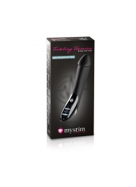 Вибратор с электростимуляцией Tickling Truman Black Edition - 27 см. - MyStim - купить с доставкой в Черкесске