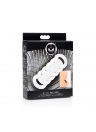 Комплект из 6 прозрачных эрекционных колец Ring Master Custom Ball Stretcher Kit - XR Brands - в Черкесске купить с доставкой