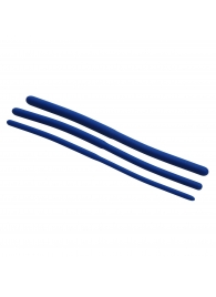 Набор из 3 синих силиконовых уретральных расширителей Invasion Silicone Urethral Sound Trainer Set - XR Brands - купить с доставкой в Черкесске