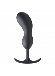 Черный массажер простаты с утяжелителями Premium Silicone Weighted Prostate Plug XL - 20,8 см. - XR Brands - в Черкесске купить с доставкой