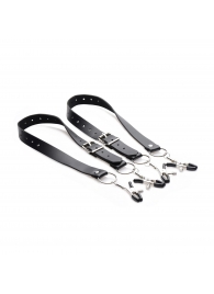 Ремни с зажимами для половых губ Spread Labia Spreader Straps with Clamps - XR Brands - купить с доставкой в Черкесске
