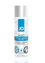 Охлаждающий лубрикант на водной основе JO Personal Lubricant H2O COOLING - 60 мл. - System JO - купить с доставкой в Черкесске