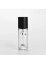 Съедобное cогревающее массажное масло Slow Sex - 50 мл. - Bijoux Indiscrets - купить с доставкой в Черкесске