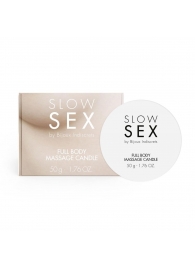 Массажная свеча для всего тела Slow Sex - 50 гр. - Bijoux Indiscrets - купить с доставкой в Черкесске
