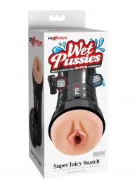 Мастурбатор-вагина в колбе Super Juicy Snatch - Pipedream - в Черкесске купить с доставкой