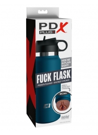 Смуглый мастурбатор-вагина в синей колбе F*ck Flask - Pipedream - в Черкесске купить с доставкой