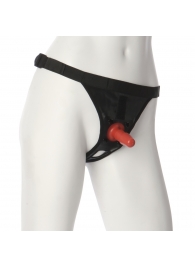 Трусики со штырьком для фиксации насадок Ultra Harness with Plug - Doc Johnson - купить с доставкой в Черкесске