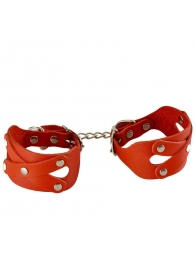 Красные наручники «Цезарь» - Sitabella - купить с доставкой в Черкесске
