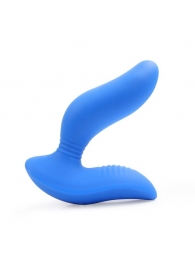 Синий вибромассажер простаты 3,5’’ Curve P-spot Massager - 12 см. - Erokay - в Черкесске купить с доставкой