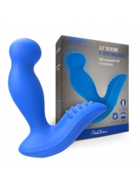 Синий вибромассажер простаты 3,5’’ P-spot Massager - 12,5 см. - Erokay - в Черкесске купить с доставкой