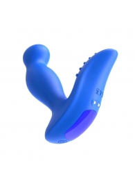 Синий вибромассажер простаты 3,5’’ Remote Control P-spot Massager - 12,5 см. - Erokay - в Черкесске купить с доставкой
