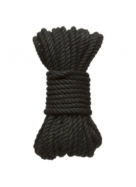 Черная верёвка для связывания и фиксации Bind Tie - 9,14 м. - Doc Johnson - купить с доставкой в Черкесске