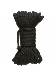 Черная верёвка для связывания и фиксации Bind Tie - 15,24 м. - Doc Johnson - купить с доставкой в Черкесске