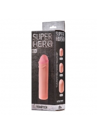 Фаллоудлинитель SUPER HERO Tempter - 16 см. - Lola Games - в Черкесске купить с доставкой