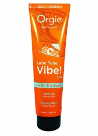 Гель с эффектом вибрации Lube Tube Vibe Low Sex On The Beach - 100 мл. - ORGIE - купить с доставкой в Черкесске