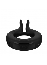 Черное эрекционное кольцо Marry Me Rechargeable Vibrating Cockring - Adrien Lastic - в Черкесске купить с доставкой