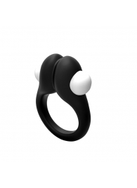 Черное эрекционное кольцо Zippy Vibrating Ring With Bullet - Adrien Lastic - в Черкесске купить с доставкой