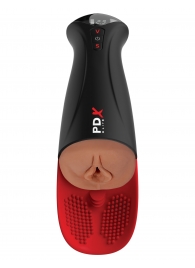 Мастурбатор-вагина в колбе с вибрацией Fuck-O-Matic Pro XL - Pipedream - в Черкесске купить с доставкой