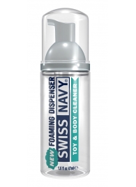 Очищающая пенка для игрушек и тела Toy   Body Cleaner Foamer - 47 мл. - Swiss navy - купить с доставкой в Черкесске