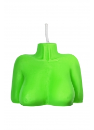 Зеленая сувенирная свеча «Женский силуэт» - Pecado - купить с доставкой в Черкесске