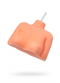 Оранжевая сувенирная свеча «Женский силуэт» - Pecado - купить с доставкой в Черкесске