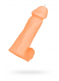 Оранжевая сувенирная свеча «Пенис» - Pecado - купить с доставкой в Черкесске