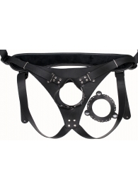 Пояс Hard Brutal для больших насадок - LOVETOY (А-Полимер) - купить с доставкой в Черкесске