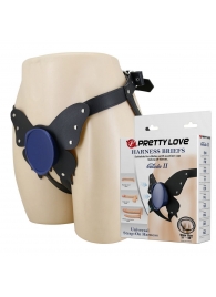 Синие трусики харнесс с платформой Caludio II - Baile - купить с доставкой в Черкесске