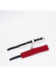 Бело-красные кожаные оковы - Crazy Handmade - купить с доставкой в Черкесске