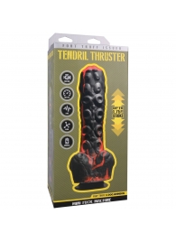 Черно-красная мини-машина на присоске Tendril Thruster - 21,6 см. - Doc Johnson - купить с доставкой в Черкесске