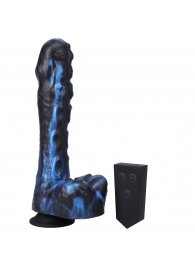 Черно-синяя мини-машина на присоске Tendril Thruster - 21,6 см. - Doc Johnson - купить с доставкой в Черкесске