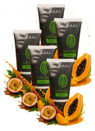 Набор из 5 съедобных лубрикантов JUJU со вкусом тропических фруктов - JuJu - купить с доставкой в Черкесске
