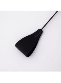 Стек с широким черным кожаным наконечником и металлической ручкой - 67 см. - Crazy Handmade - купить с доставкой в Черкесске