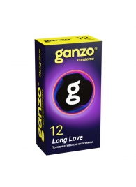 Презервативы с анестетиком для продления удовольствия Ganzo Long Love - 12 шт. - Ganzo - купить с доставкой в Черкесске