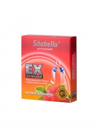Стимулирующая насадка Sitabella Extender  Клубника - Sitabella - купить с доставкой в Черкесске