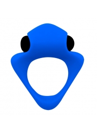 Синее эрекционное кольцо Wooomy Tribeс с вибрацией - Adrien Lastic - в Черкесске купить с доставкой